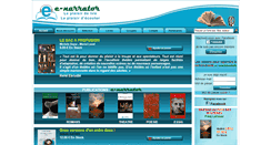 Desktop Screenshot of e-narrator.com